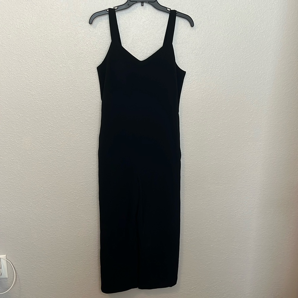Everlane Wide Leg Triacetate Jumpsuit Black Size 2P